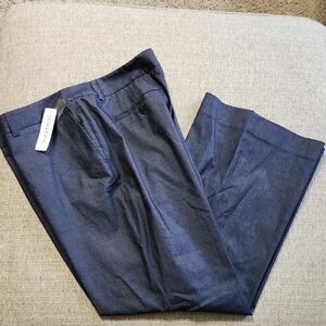 NWT PENDLETON  stretch Navy Dress Trouser Style Pants Size 18 Petite.